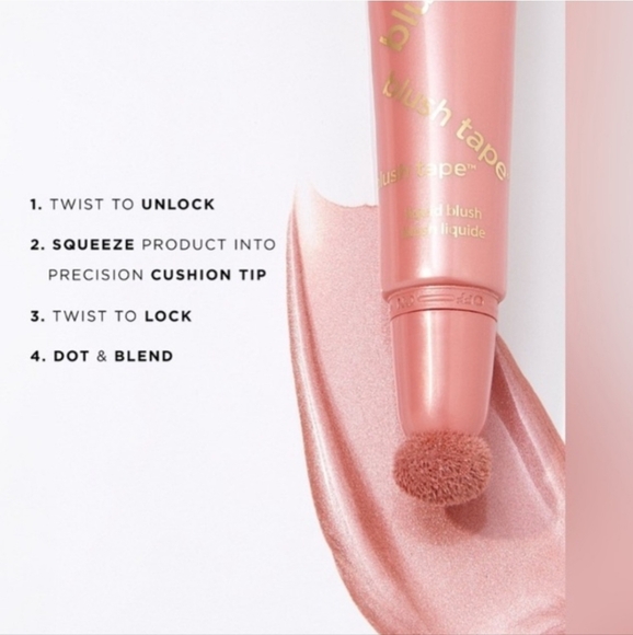 NIB TARTE Blush Tape™ Liquid Blush In Pink Full Size - Picture 2 of 13